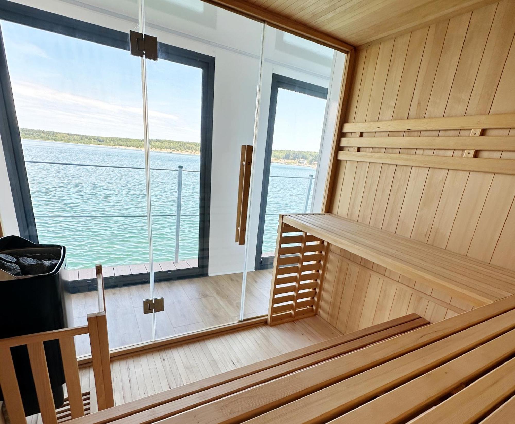 Schwimmende Ferienwohnung Sundowner Elsterheide Εξωτερικό φωτογραφία